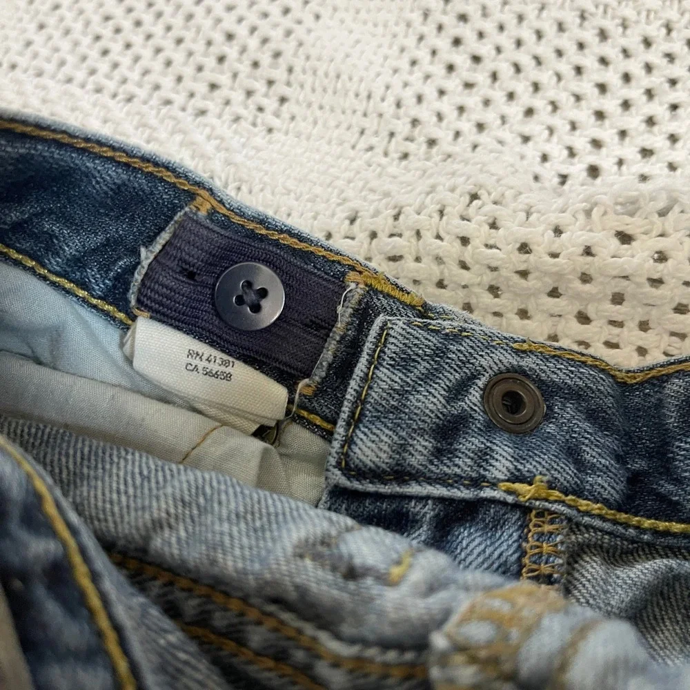 Polo Ralph Lauren Boys Distressed Jeans Size 5 Denim Adjustable Waist